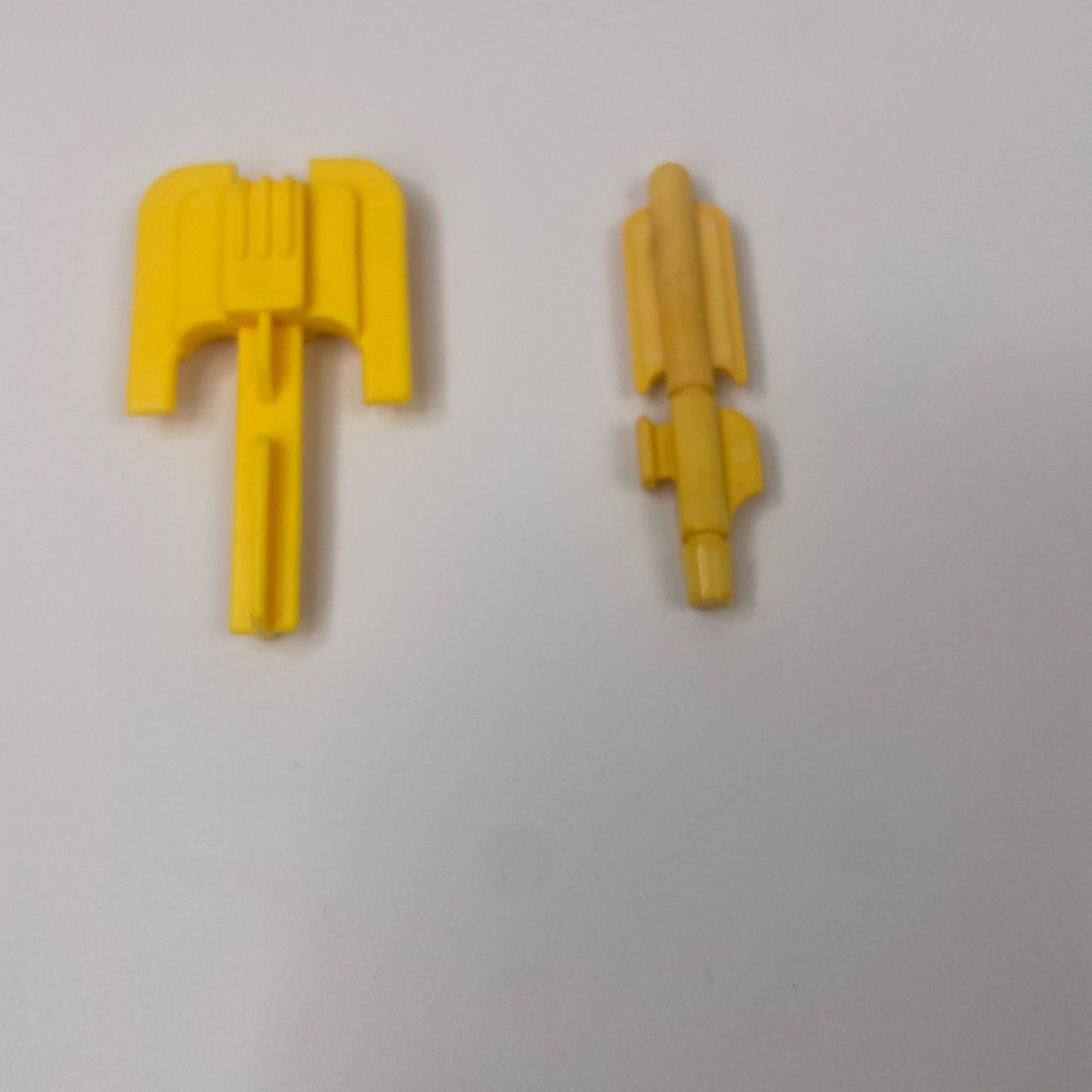 Kenner Batman Animated Series Mech and Aero Missile Wing Accessory Yellow 1990s